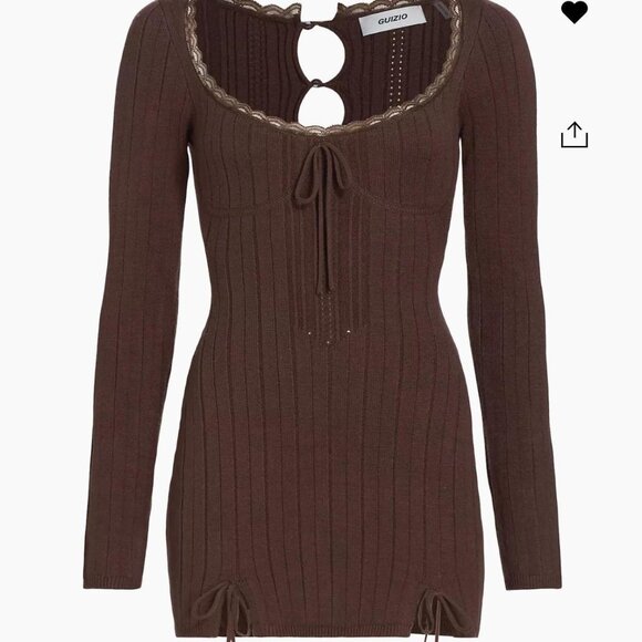 GUIZIO Dainty Knit Dress SIze Small - Picture 5 of 7